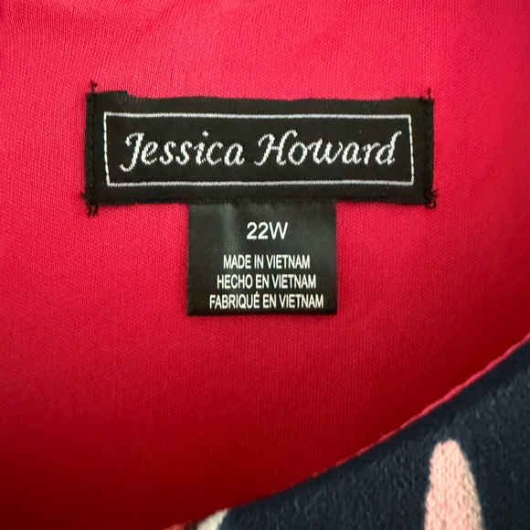 Jessica Howard Pink and Navy Floral Dress - Picture 5 of 5